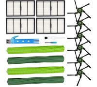 BSDY YQWRFEWYT Pièces de Rechange compatibles avec iRobot Roomba S9 (9150) S9 + S9 Plus (9550) S Series Wi-FI Robot Aspirateur Kits (2 brosses en Caoutchouc, 4 filtres, 6 brosses latérales)