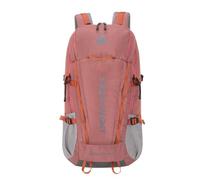 Bseash Sac à dos de randonnée étanche 45 L avec housse de pluie, sac de sport de plein air pour le camping, la randonnée, la randonnée en montagne, le cyclisme, le ski (Rose)