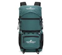 Bseash Sac à dos de randonnée léger de 30 L, imperméable, pour le sport en plein air, la randonnée, la randonnée à vélo, l'escalade, le ski, Bleu et vert., 30L