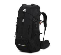 Bseash Sac à dos de randonnée léger et imperméable de 60L avec housse de protection contre la pluie, sac à dos de voyage pour l'escalade, le camping et la randonnée