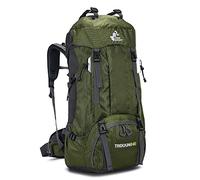 Bseash Sac à dos de randonnée léger et imperméable de 60L avec housse de protection contre la pluie, sac à dos de voyage pour l'escalade, le camping et la randonnée