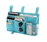 Bseash Sac de rangement pour lit superposé, sac de rangement pour lit suspendu, 8 poches, pour lit de chambre d'étudiant, lit d'hôpital, barreaux de lit pour bébé, 600D Oxford Cloth
