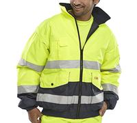 Bseen Europa Bomber Jacket Yellow/Navy Large