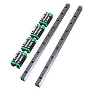 BSEID 2 pièces HGR25 Rail de Guidage linéaire HGH25 100mm-1500mm + 4 pièces HGH25CA Bloc de roulement à Billes linéaire de Type carré for Projet de Bricolage et Machine CNC (Size : HGR25, Color : 15