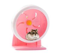 BSEID Petite roue pour hamster, roue de hamster pour cage - Petite roue de souris avec support - Disque de course antidérapant de 7 pouces, fournitures d'entraînement multifonctionnelles pour petits