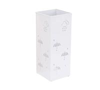 BSEID Porte-parapluie, porte-parapluies rond en métal, multifonction, style vintage, porte-parapluies indépendants, conteneur avec design de poignée, porte-parapluie rond, organisateur pour entrée