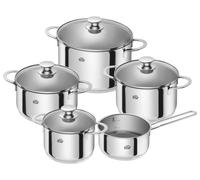 BSF Set de casseroles, 5 pièces, Acier Inoxydable 18/10, série Bordeaux