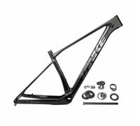 BSFHQS 29er*2.2" 15/16.5/18.5in Cadre De Boost De VTT Rigide Axe Traversant 12 * 148mm Cadre De Course en Fiber De Carbone, Routage Interne, Frein À Disque(Black Gray,29 * 18.5in)