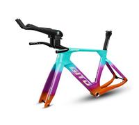 BSFHQS 700C Cadre TT en Carbone 46/49/52CM axe traversant 100/142mm
