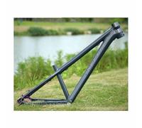 BSFHQS Cadres De Vélo De Saut De Saleté À Vitesse Unique/à Engrenages De 13" 26er 4X/DJ/BMX Cadre De VTT Hardtail 12 * 142mm Axe Traversant, Frein À Disque, BSA BB73mm(Gray)