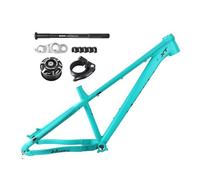 BSFHQS Cadres De Vélo Dirt Jump 15 Pouces Cadre De Frein À Disque De Vélos De Montagne en Alliage D'aluminium 27.5er Cadre De Vélo Rigide 4X DJ XC AM DH 12 * 142mm Axe Traversant BB73mm(Groen)