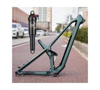 BSFHQS en Carbone Cadre De VTT DH 27.5 29 Pouces S/M/L/XL Cadre De Queue Souple À Suspension Complète avec Amortisseur pneumatique 230mm 12 * 148mm Boost Thru Axle Frein À Disque