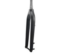 BSFHQS Fourche Rigide De Vélo Fourche Dure De Vélo De Montagne 29pouces 1-1/2" Tube Conique Frein À Disque Fourche Avant De Vélo en Fibre De Carbone Axe Traversant 15 * 100mm(Matte Black A)