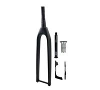 BSFHQS Fourche Rigide pour Vélo Gravel 700C Fourche Avant VTT À Axe Traversant 26/27,5/29 Pouces, Tube Droit/Conique, Acheminement Entièrement Interne(Tapered)