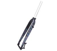 BSFHQS Fourche Rigide VTT 26" 27,5" 29" Fourche De Vélo en Alliage D'aluminium 1-1/8" Tube Droit Frein À Disque Fourche Avant À Libération Rapide 9 * 100MM(Matte Dazzle,27.5in)