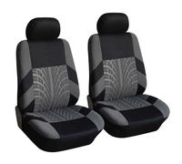 BSFYJXW Housses de Siège de Voiture pour BMW X7 Z4 M1 M3 M4 M4 Cabriolet M6, Protecteur de Siège de Voiture Avant en Polyester Respirante, Accessoire de Siège Auto,2 Seats-Grey