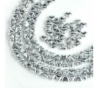 BSGUZ Lot de 50 pendentifs en forme de cœur en cristal, perles à facettes en verre de 8 mm, faits à la main, pour la fabrication de bijoux, accessoires, DIY - GD152