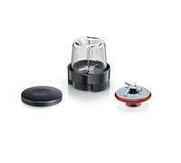 Bosch Accessoires MUZS68CG, hachoir universel, hachoir à glaçons, grains de café, pour hacher les légumes, les fruits, la viande, pour robot de cuisine série 6, série 8, noir/acier inoxydable