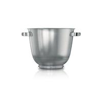 Bosch Accessoires MUZS6ER, bol en acier inoxydable, volume 5,5 l, passe au lave-vaisselle, jusqu'à 3,5 kg de pâte mélangée, pour robot de cuisine série 6, argenté