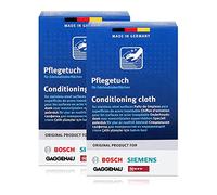 BSH Lingettes de nettoyage en acier inoxydable pour Bosch, Siemens, Gaggenau, Neff (lot de 2)