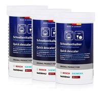 BSH Lot de 3 détartrants rapides 250 g - pour lave-linge et lave-vaisselle, détartrant