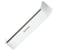 BSH Porte-bidon-gourde pour réfrigérateur compatible SIEMENS, Râtelier à bouteilles, Montage sous armoire, Acier inoxydable, Moderne, 6-12 bouteilles, 486X120X113 mm