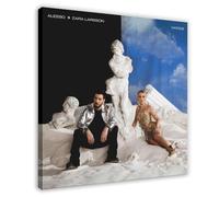 BSHNWX Couverture de l'album de mots Zara Larsson - Impression sur toile avec cadre - 50 x 50 cm