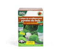 BSI - 2 Pièges De Surveillance - Pour Pyrale Du Buis - Pièges Avec Capsule A Phéromones - Agit Jusqu'à 3 Mois