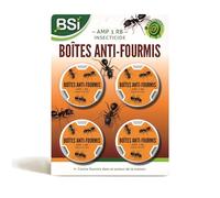BSI - 4 Boîtes Anti-Fourmis - Pièges Pour La Maison Et Les Abords - Très Appétant, Aucune
