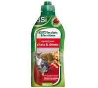 BSI - Répulsif Adieu les Chiens et Chats - Granulés base végétale prêt à l'emploi 600 g Blanc