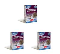 BSI - Anti-Rats Et Souris - 150g - Efficacité Rapide - Radicale - Brodi-Kill Pâte - 15x10g - Prêt A l'Emploi - Qualité Dernière Génération - Pour la maison et Autour de la maison (Lot de 3)