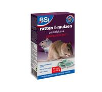 BSI - Anti Rats Et Souris - 150g - Pâtes - Efficacité Rapide - Radicale - Generation Pat' - 15x10g - Prêt A l'emploi - Haute Qualité - Zones Humides - Autour comme dans La Maison