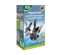 BSI - Barrière A Oiseaux - Platine Pics En Inox - Contre Les Pigeons, Pies, Corneilles - Couvre Jusqu'à 1,50m