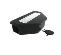 BSI - Boîte à appâts anti-Souris - À garnir et réutilisable - 1 clé fournie - clipsable - intérieur et extérieur - 16 x 7,5 x 3,5 cm