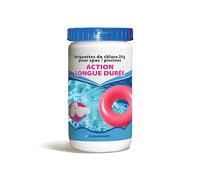 BSI - Chlore Lent - Chlore Action Longue Durée - Dissolution Lente - Désinfection De l'Eau - Spécial Bactéries - Idéal Pour Piscine Et Spa - Galets 20g - 1Kg