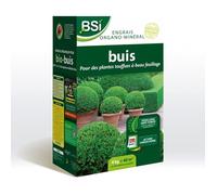 BSI - Engrais Bio - Buis - Pour Buis Touffus Au Feuillage Etincelant Et Vert Fonçé - Action Longue Durée - 4kg - 40 m²