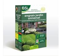 BSI - Engrais Bio - Universel - Pour Végétaux Multiples - Gazon, Potager, Fleurs Et Autres - Action Longue Durée - 4Kg - 40 m²