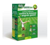 BSI - Engrais Gazon - Greentime - Pour Fertiliser Le Gazon - Jusqu'à 40m² De surface - Haute Qualité - 4kg