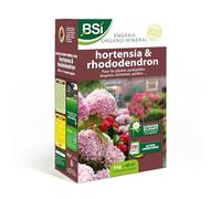 BSI - Engrais Hortensias Et Rhododendrons - Bio - Pour Tous les Variétés - Floraison Éclatante - Action Longue Durée - 4kg - Jusqu'à 40 m² - UAB, Aucune