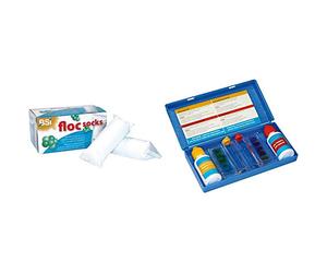 BSI Floc Socks Chaussette de floculation & Test Kit Teste d'eau piscine