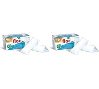 BSI - Flock Socks - Floculant - Chaussettes Floculantes - Longue Durée - Spécial Piscine - 8 x 125g (Lot de 2)