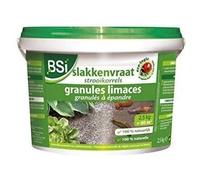 BSI - Granulés Anti-Limaces - 100% Naturel - Barrière proctectrice - Couvre jusqu'à 60m² - 2,5 Kg