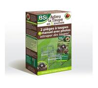 BSI - Lot 2 Pièges - A Taupes - De Haute Qualité - Guide De Capture Inclus - Efficacité Supérieure Et Facile A Installer