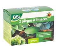 BSI - Lot de 2 pièges à limaces réutilisables - Attrape jusqu'à 20 / jour (x2) - Efficace sur les escargots