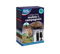 BSI - Piège A Campagnols - Lot De 2 - Adaptés Aux Rats Taupiers Et Taupes - Set d'Outillage Pour La Mise En Oeuvre
