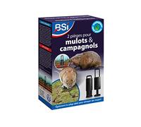 BSI - Piège A Campagnols - Lot De 2 Pièges - Adaptés Aux Rats Taupiers Et Taupes, Noir