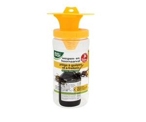 BSI - Piège A Guêpes - Attrape Et Digère des Centaines d'Insectes - comme Les Frelons Asiatiques - Naturel - avec Son Attracif - 200ml - pour Toute Une Saison - Prêt A l'emploi - Réutilisable