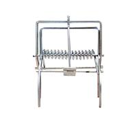 BSI - Piège à Taupes de Haute Qualité en Métal Galvanisé - Efficacité Supérieure et Facile à Installer - Ressort Puissant et Rapide, Gris