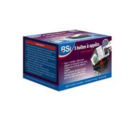 BSI - Pièges A souris - 3 Boites - À Garnir Et Réutilisables - 1 Clé - Pour Usage Intérieur Et Extérieur - 13x7,5x3,5cm