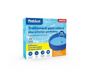 BSI - PooLSan - Solution sans Chlore - pour Une Désinfection des Petites Piscines Gonflables - Jusqu'à 2 A 3 Mois - Elaboré en Europe